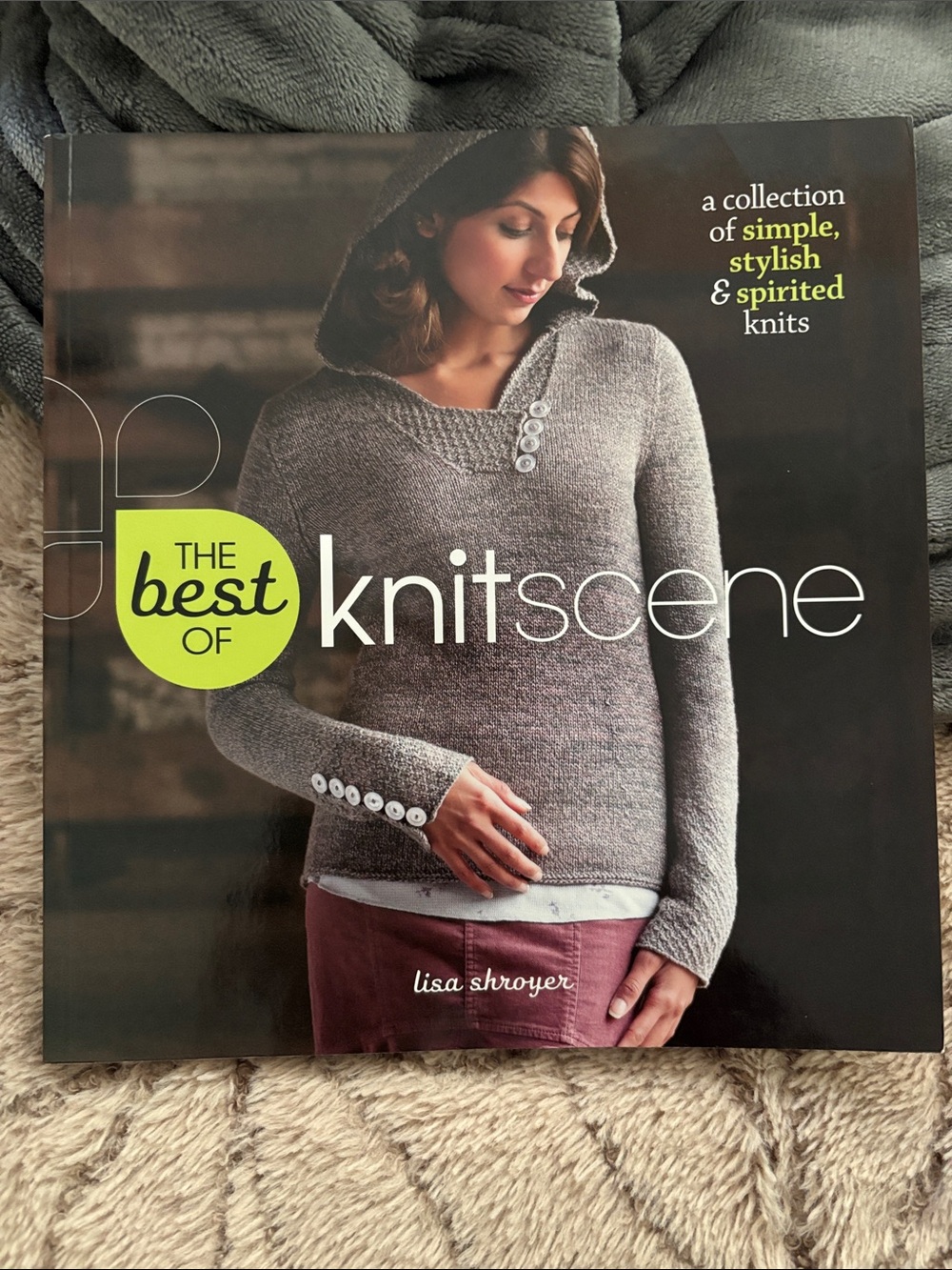 Women's Gray Hooded Knit Sweater - Gray